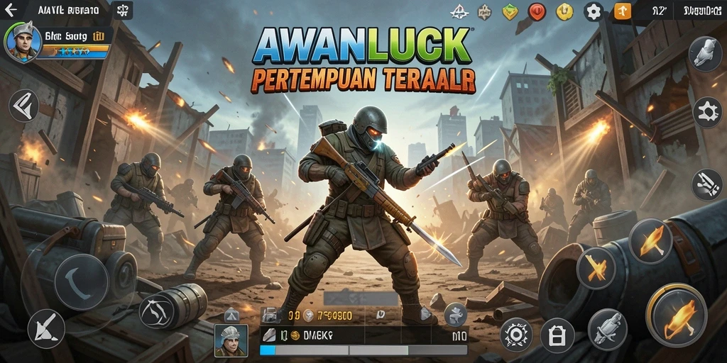 Gameplay seru dalam pertempuran Battle Royale yang menegangkan.