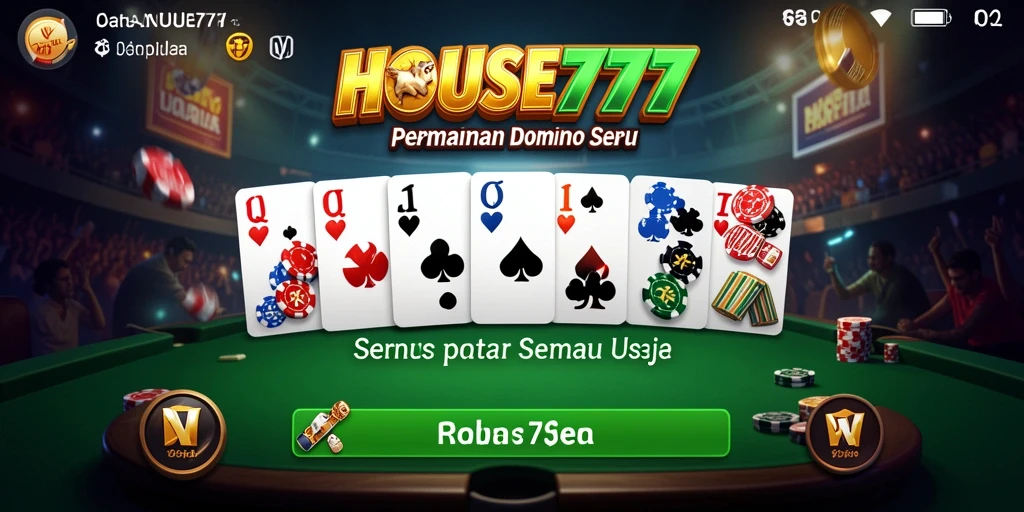 Gameplay Domino yang seru dan interaktif di HOUSE777.
