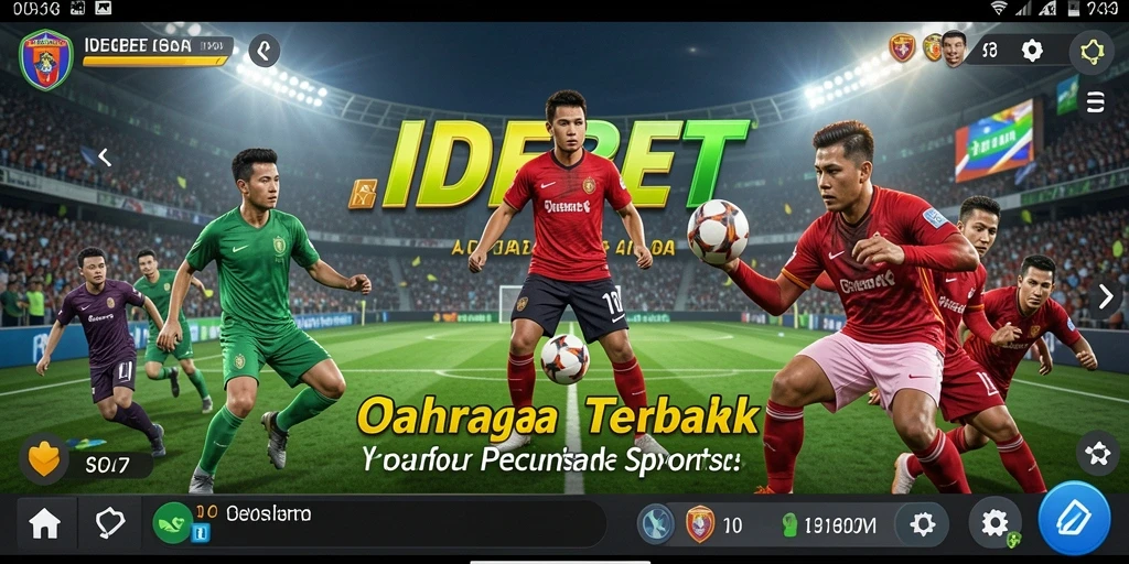 Screenshot gameplay dari IDEBET menampilkan aksi olahraga yang mendebarkan.
