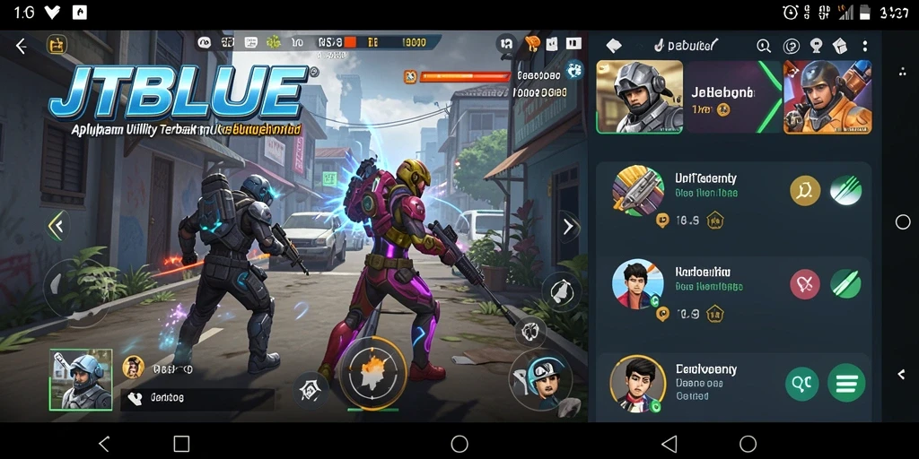 Screenshot JTBLUE menampilkan fitur pengingat dan manajemen tugas yang intuitif.