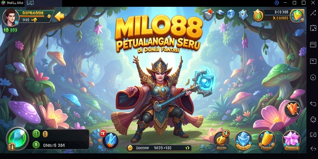 Tampilan gameplay petualangan yang seru dan mendebarkan di MILO88.
