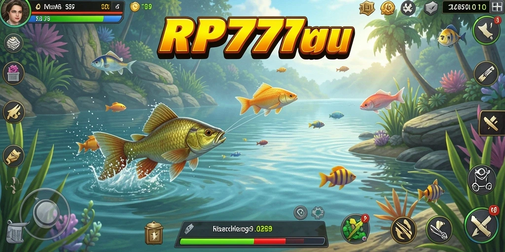 Tampilan gameplay RR777 menunjukkan pengalaman memancing yang mendebarkan.
