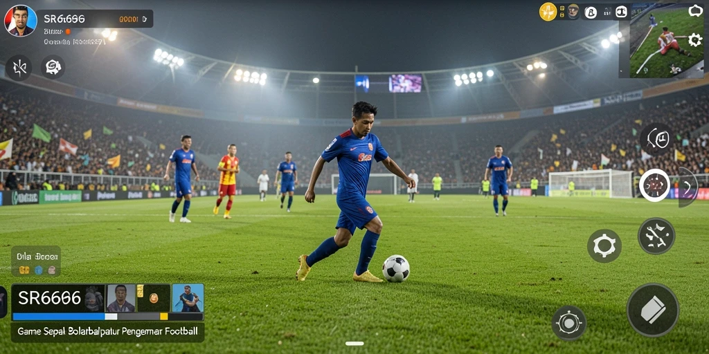 Tampilan gameplay SR6666 yang mendebarkan saat bertanding di lapangan.
