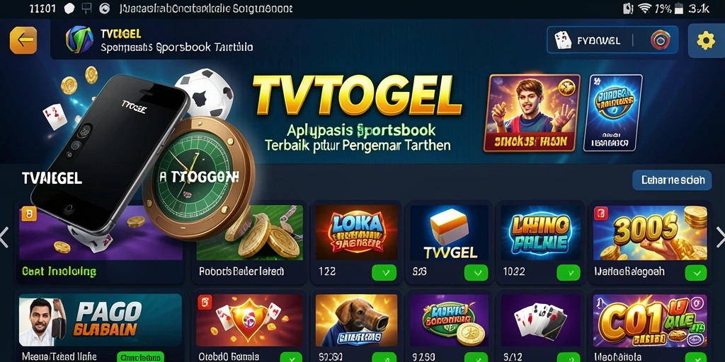 Tampilan gameplay Sportsbook yang menarik dan interaktif dari TVTOGEL.