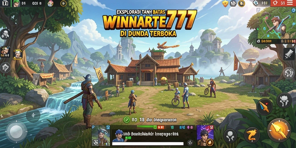 Tampilan gameplay WINRATE777 yang memukau dalam dunia terbuka.